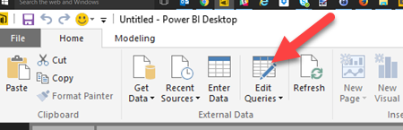 Power BI - edit queries