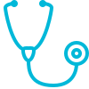 Icon of a stethoscope Icon of a stethoscope